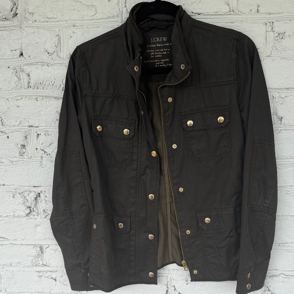 J. Crew Olive Green Military Field Jacket